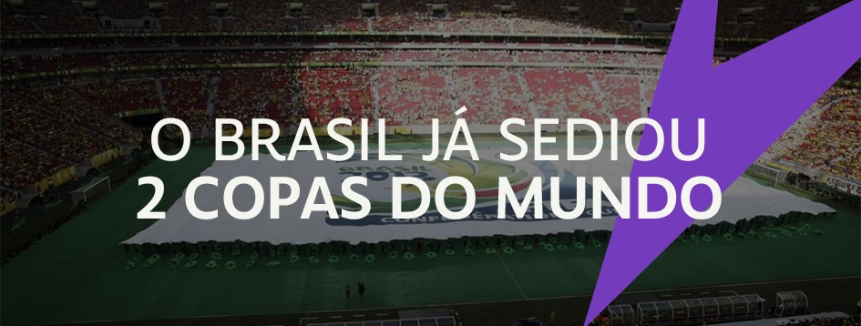 O Brasil já sediou duas vezes a Copa do Mundo. Descubra tudo sobre!