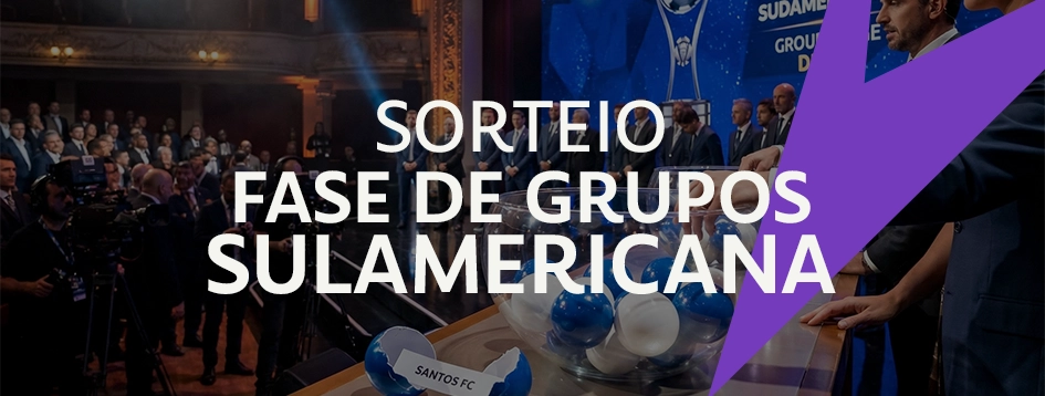 Fique por dentro do sorteio dos grupos da Copa Sul-Americana!
