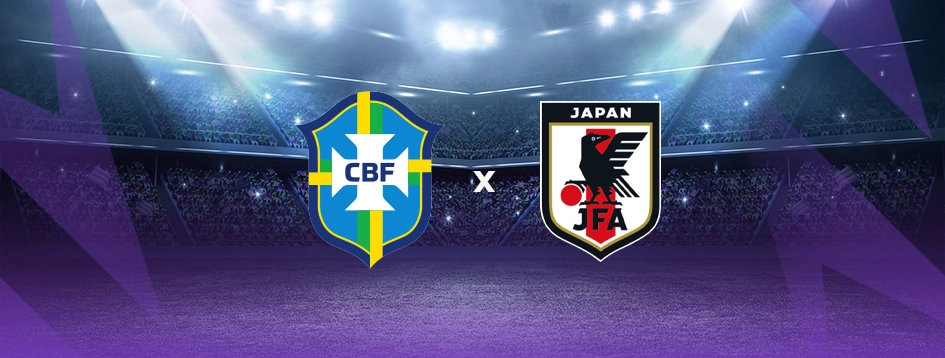 Brasil x Japão amistoso internacional