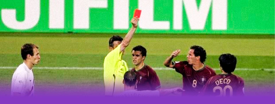 Quais partidas tiveram mais expulsões em Copa do Mundo?
