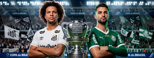 Apostas Santos x Palmeiras guia de odds na Copa do Brasil