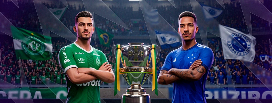 Cruzeiro x Chapecoense pela Copa do Brasil 2026