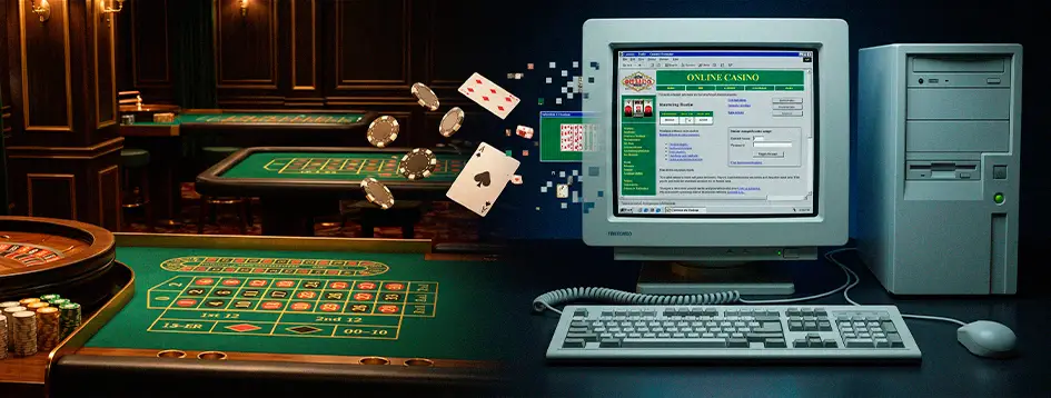Veja como começou os cassinos online