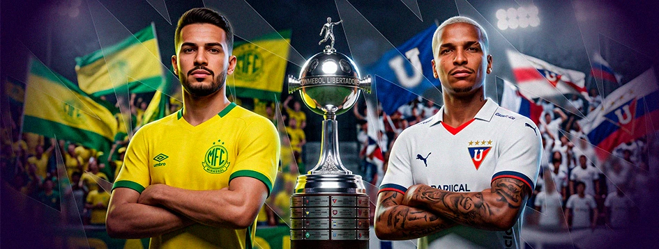 Mirassol x LDU pela Libertadores.