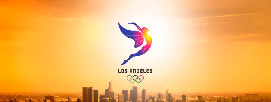 Logo oficial das olimpíadas 2028
