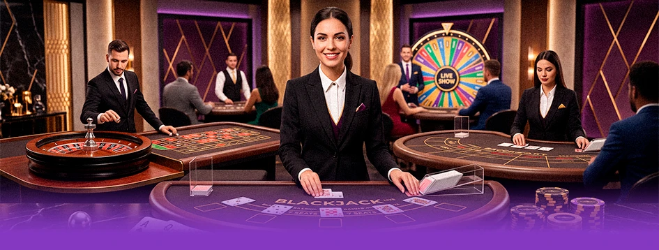 Principais jogos de cassino ao vivo na Betsul