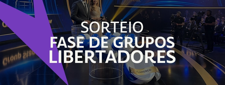 Fique por dentro do sorteio dos grupos da Copa Libertadores 2026