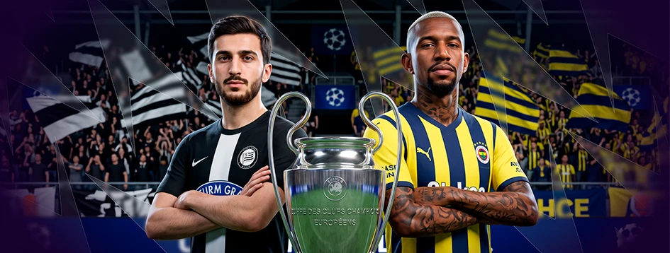 Sturm Graz x Fenerbahce pela Champions League