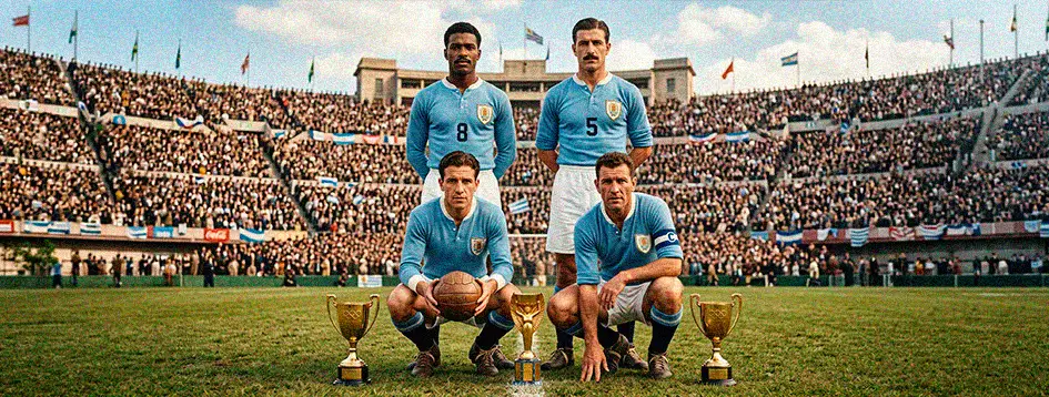 Uruguai é tetracampeão?
